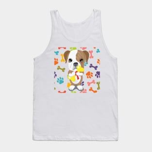 Dog with Bone Tank Top